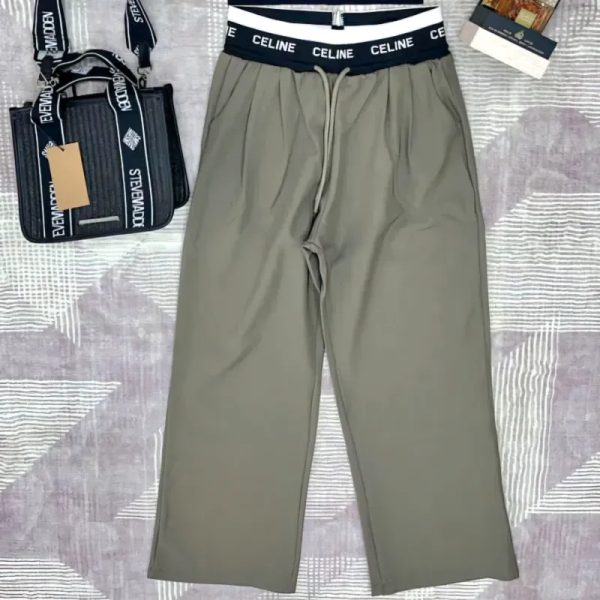 Pantalon de tela con fajin Celine