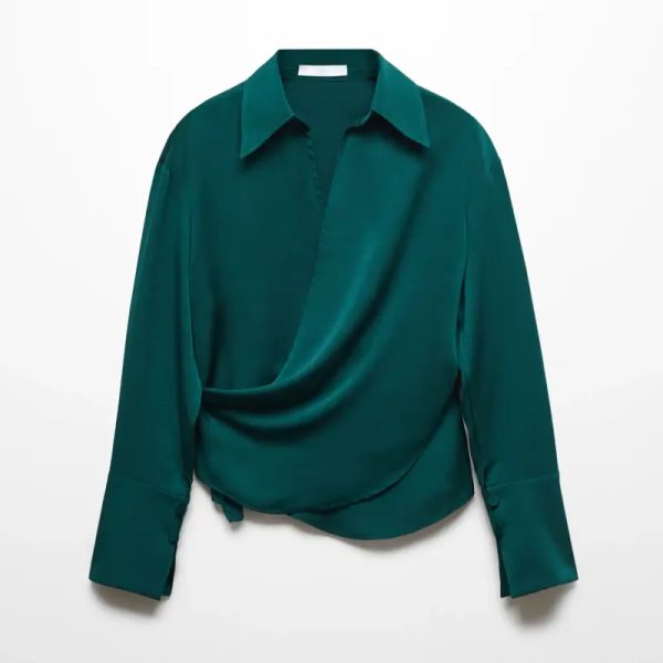 Blusa cruzada lazada MNG