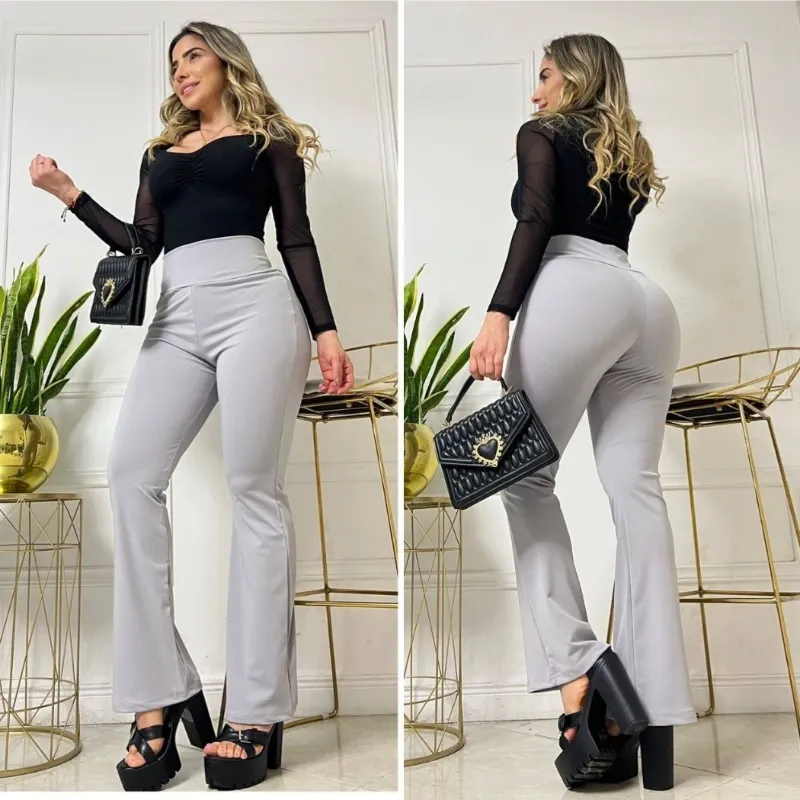 Licras campana color gris