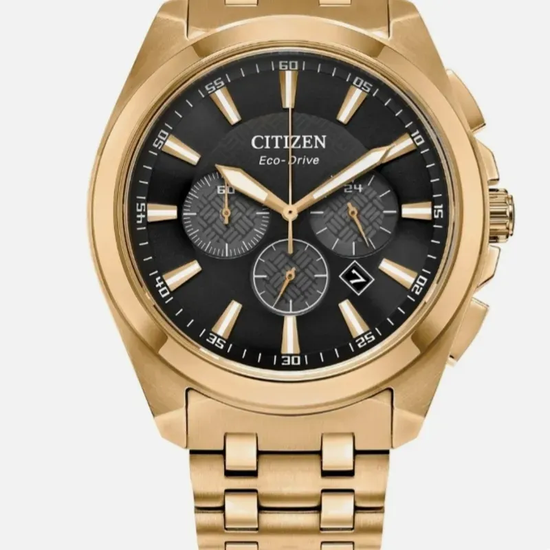 Citizen Ecodrive Peyten 41 mm gold watch