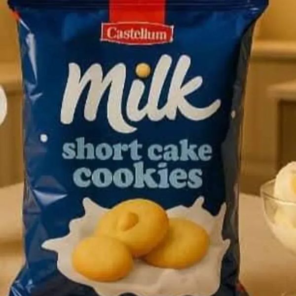 Galletas de leche MILK (contiene 8 paquetes)