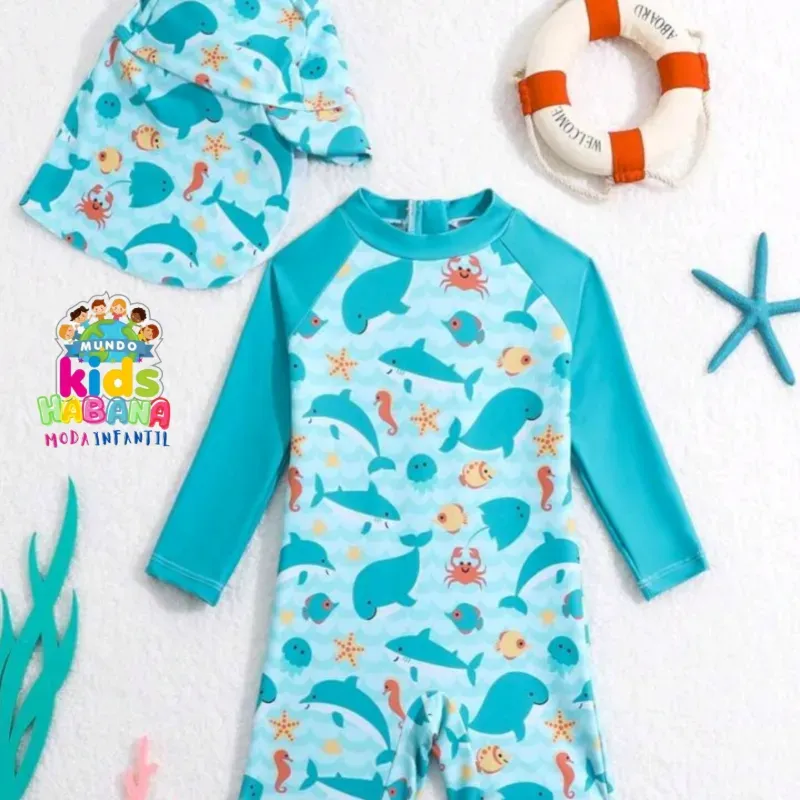 Traje de baño manga larga