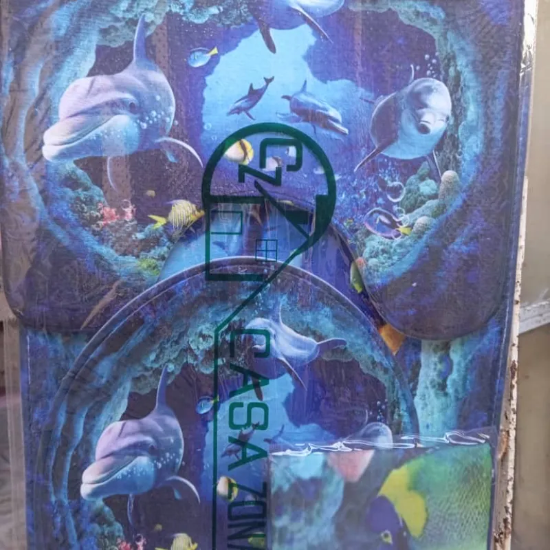 Juego de Alfombra y Cortina para Baño