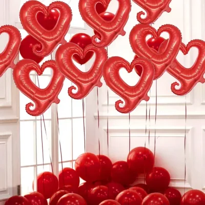 05 Globos en forma de corazón