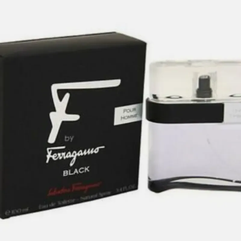 Salvatore Ferragamo Black. 3.4 Oz eau de toillete