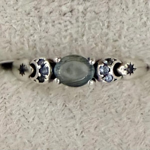 Anillo Piedra azul luna