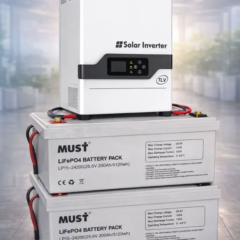 Kit MUST: Inversor 3KW (110-220V) Batería 10.2 KWh