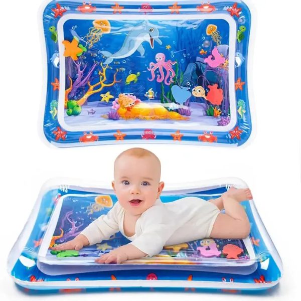 Alfombra sensorial de agua para bebés