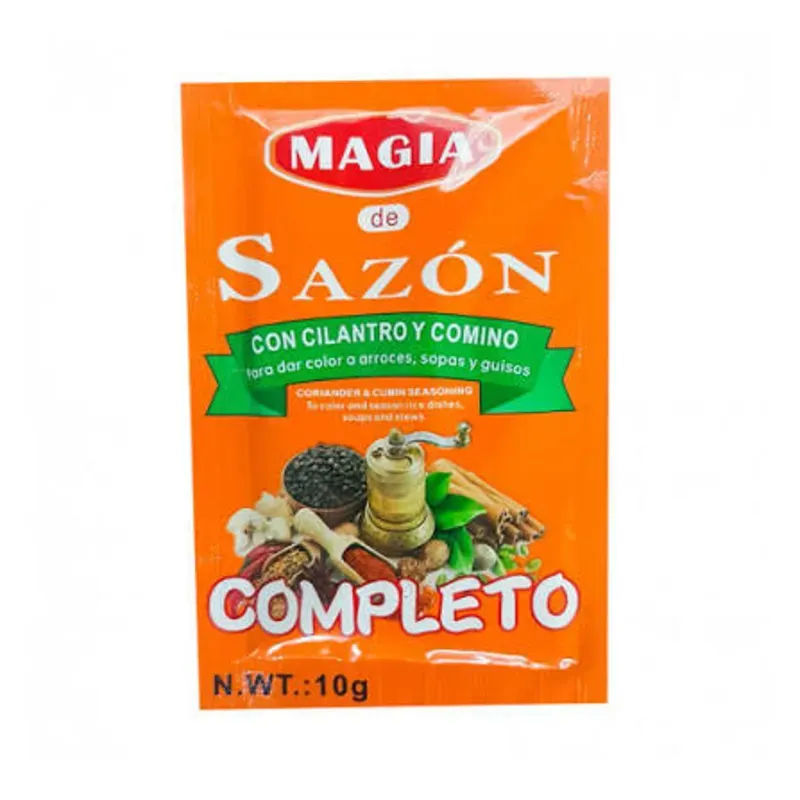 Sazón completo en paquete
