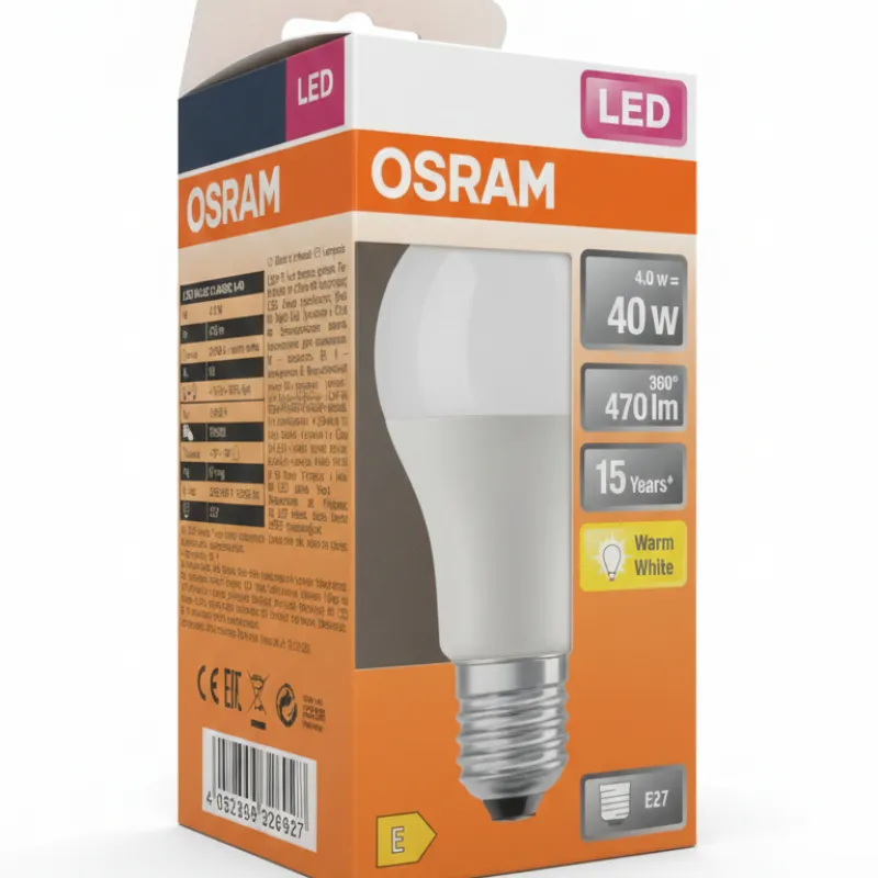 Lámpara LED SCL A40 GLFR 4W/827 E27