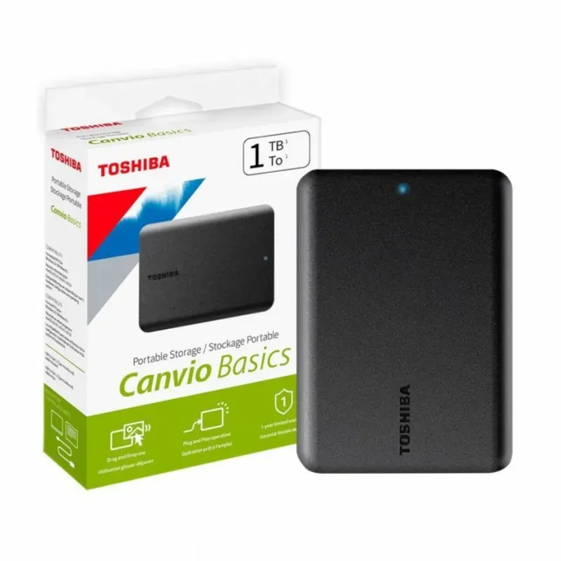 HDD Externo Toshiba Canvio Basics 1TB