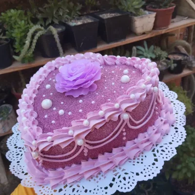 Cake de corazón