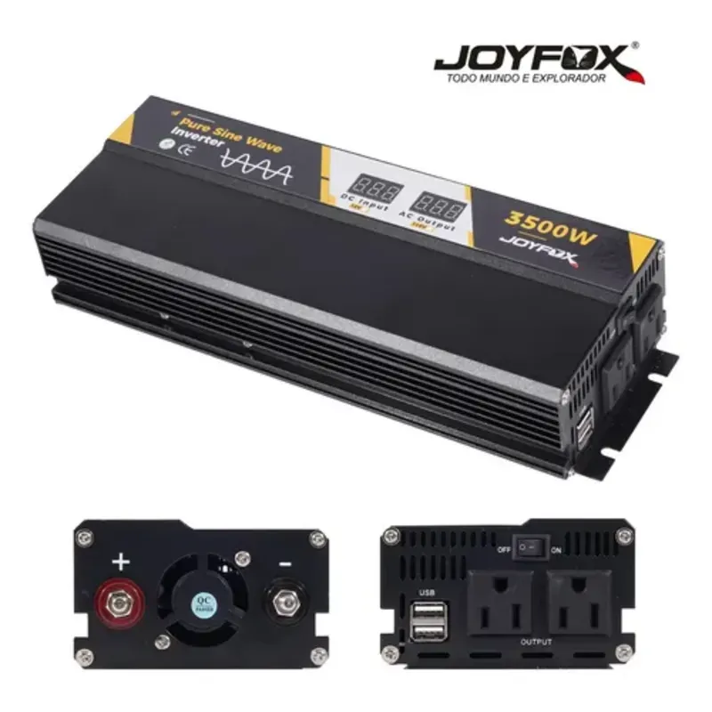 INVERSOR 3500W 12V A 110V + CARGADOR (LHZ)