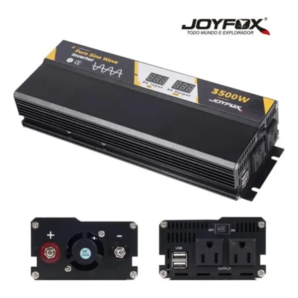 INVERSOR 3500W 12V A 110V + CARGADOR (LHZ)