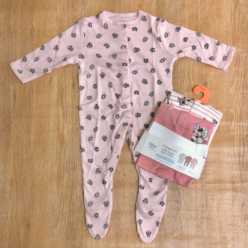Pack de 3 bodys de Minnie y Daysi