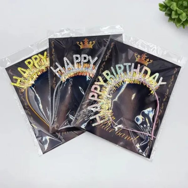 Cintillos HAPPY BIRTHDAY