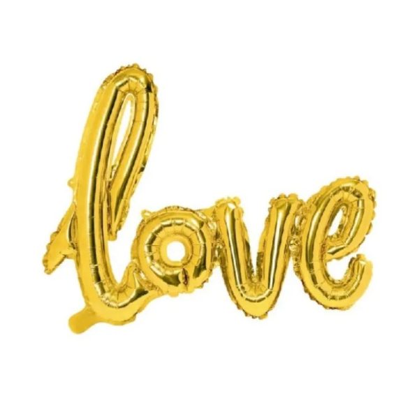 Globo LOVE DORADO