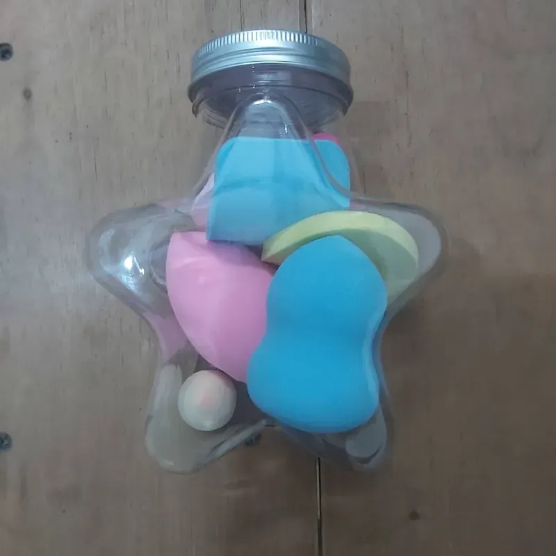 ‼️Pomo de esponjas de maquillaje de estrella‼️