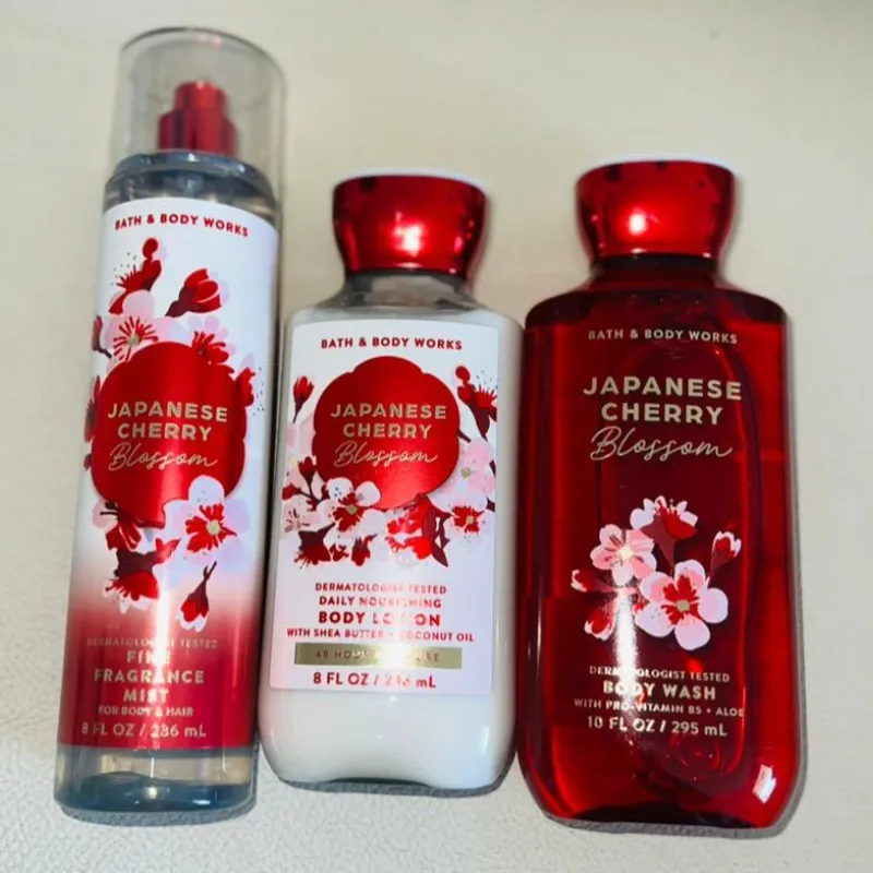 Set Japanese Cherry Blossom BBW