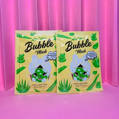 Mascarilla burbujeante de aloe vera