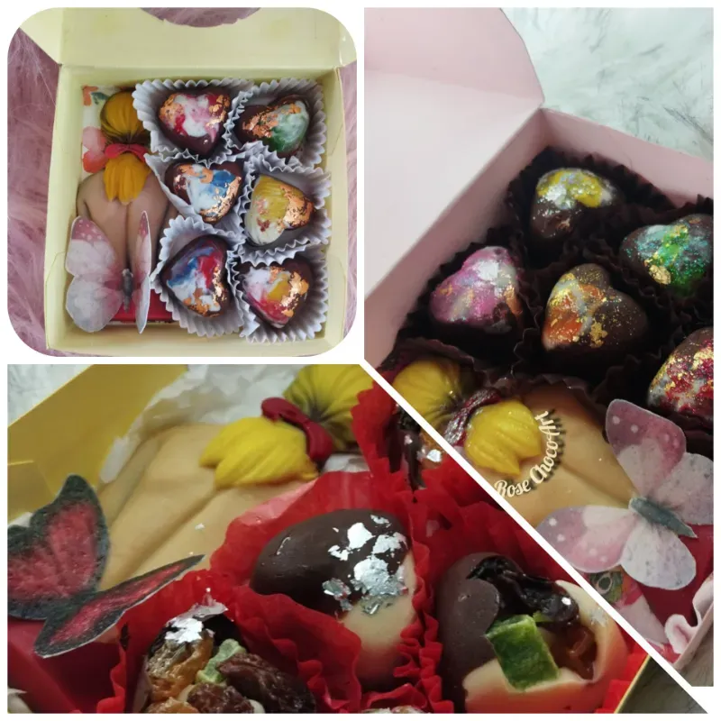 Cajita de regalo con Figura de Mujer