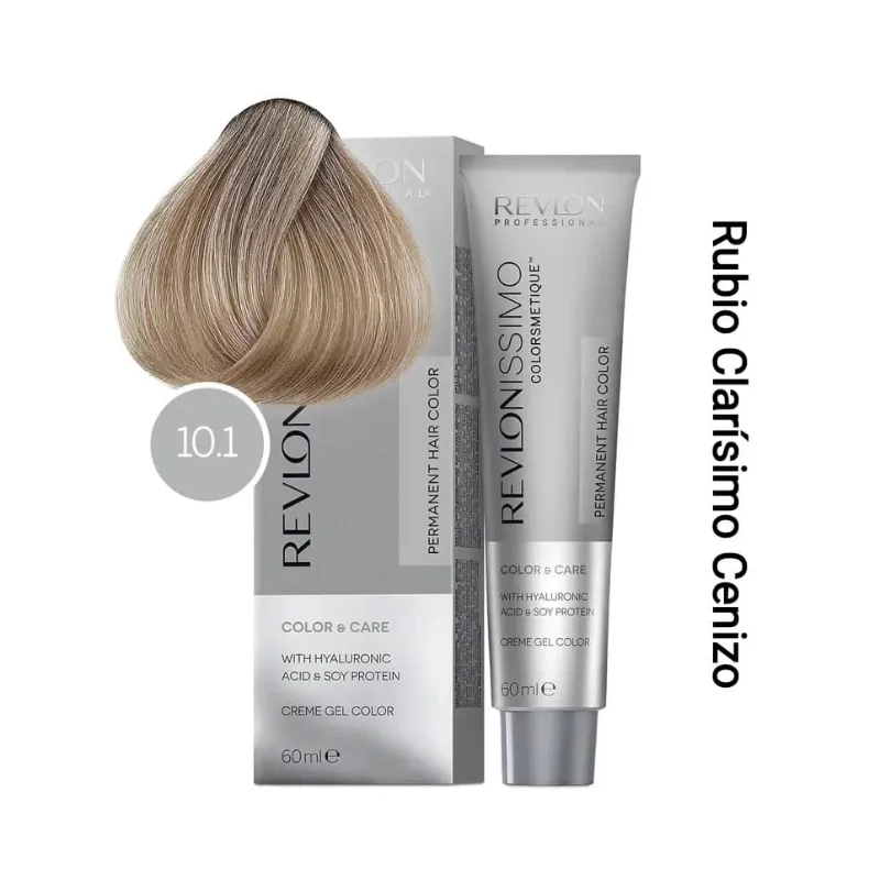 Tinte Revlon 10.1 Rubio Clarísimo Cenizo