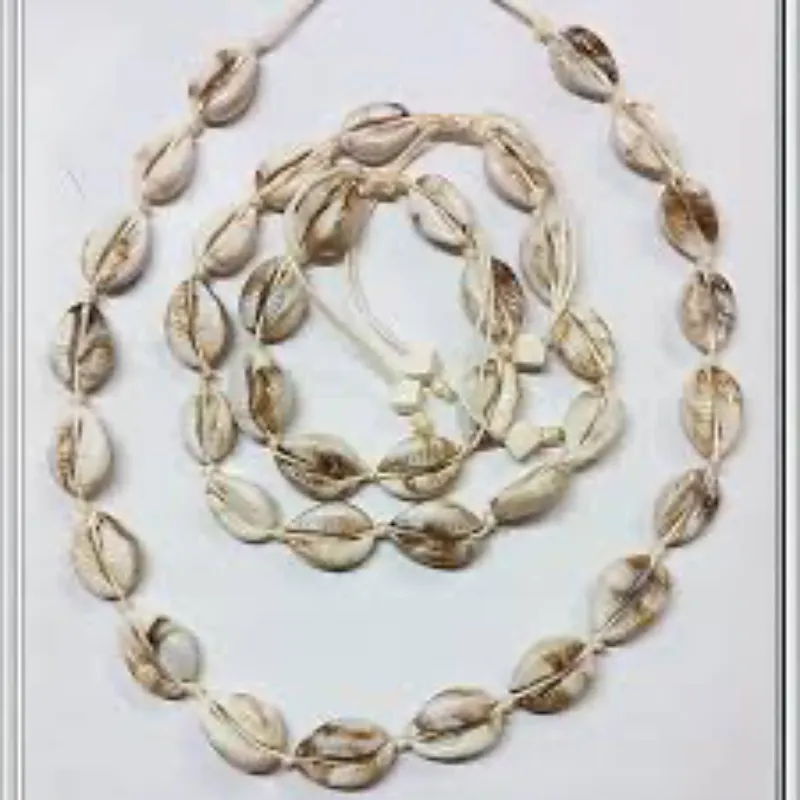 Juego de tobillera ,pulso y collar completo de caracol
