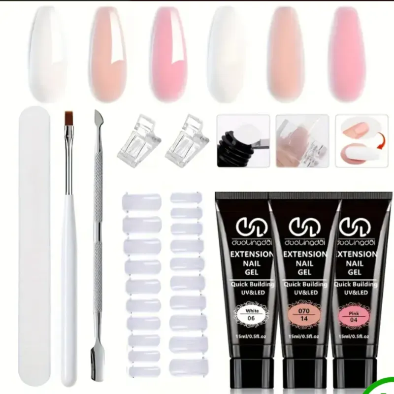 KIT POLIGEL DE 3 TONOS NUDE