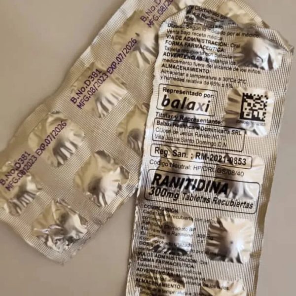 RANITIDINA 10TAB 300mg