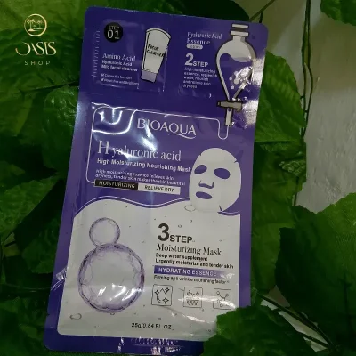 Mascarilla 3 en 1 de Ácido Hialuronico