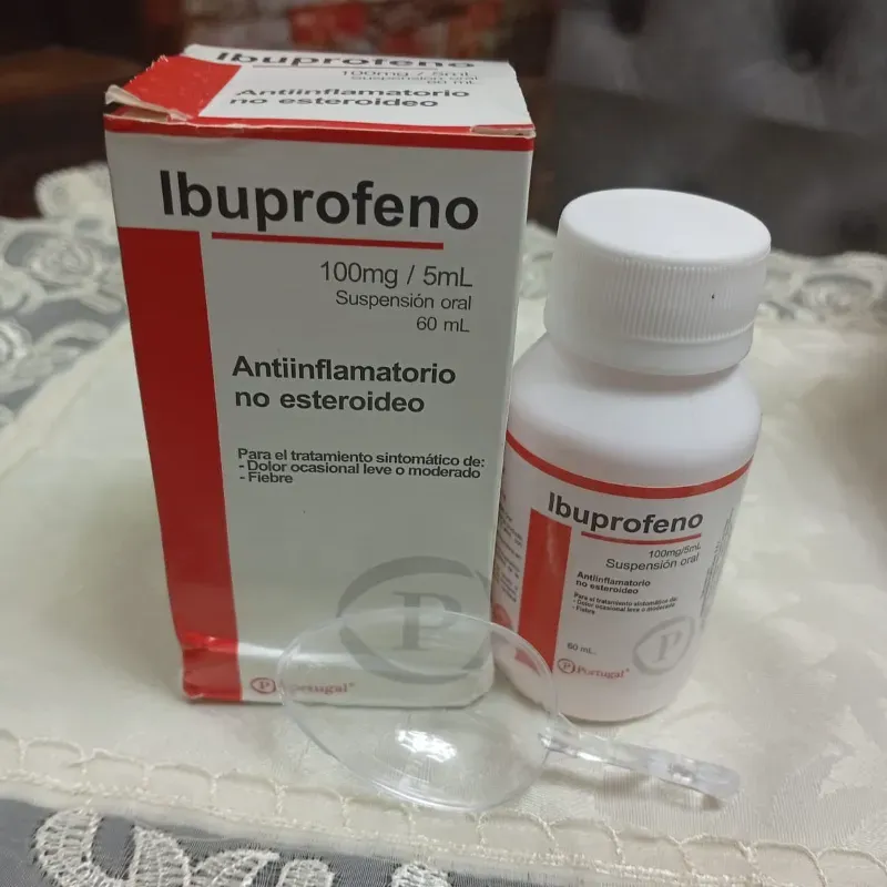  Ibuprofeno (pomo de 100 mg/5 ml)