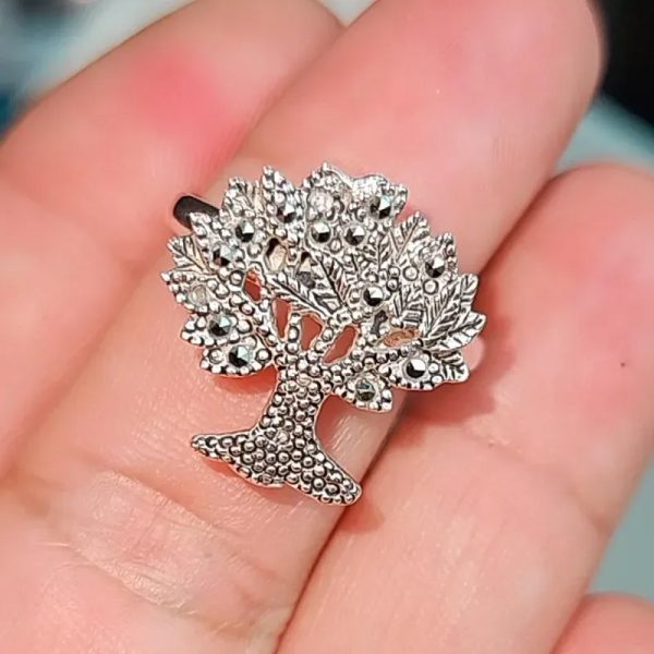 Anillo de plata 925 y Marquesitas
