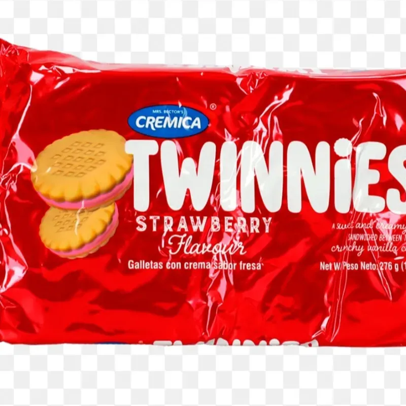 Galletas TWINNIES  Fresa (contiene 12 paquetes de galletas rellenas)
