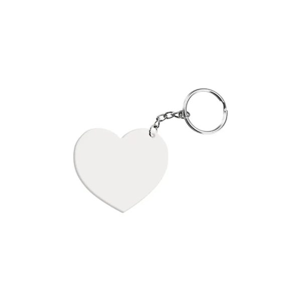 Llavero corazón blanco