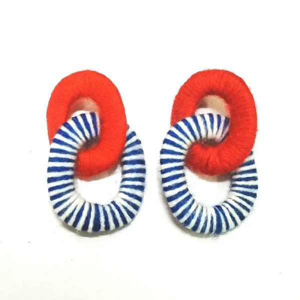 Aretes  de eslabones