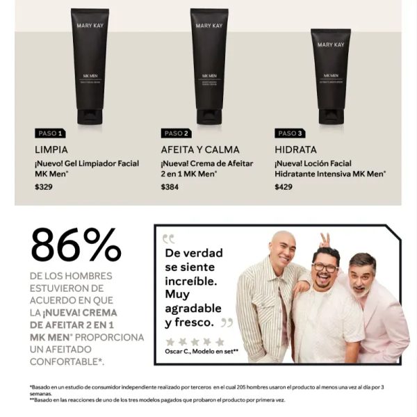 Cremas para hombres