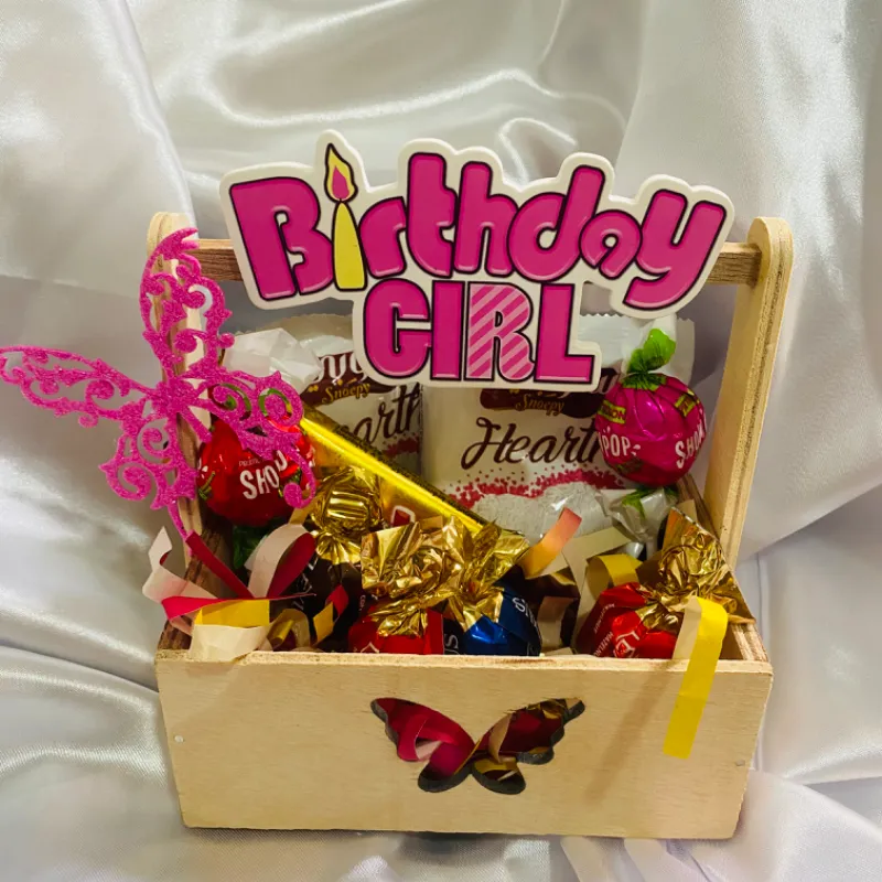 Cajita de madera mariposa