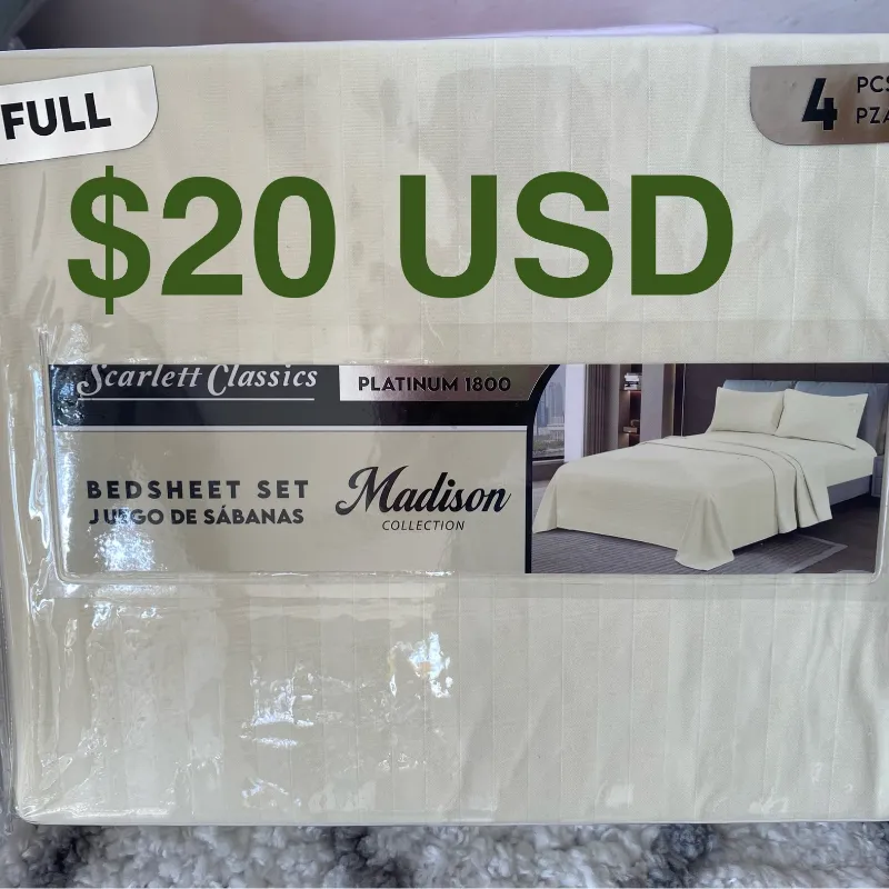 Juego de sábanas cameras ( 1800 Hilos)
