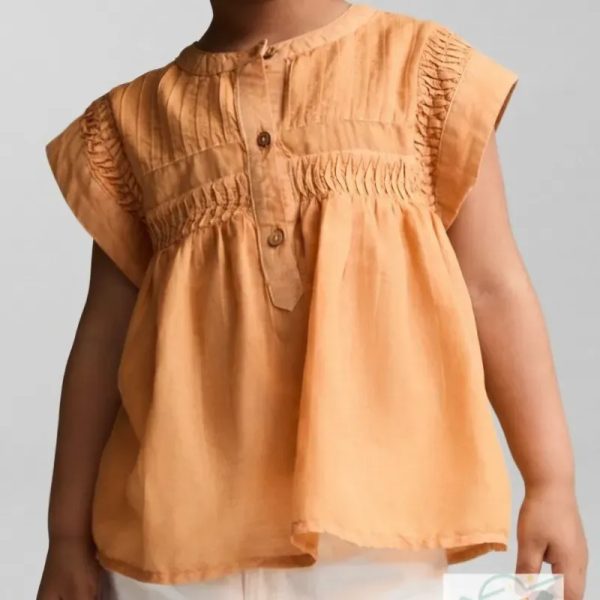 Blusa amarilla MANGO