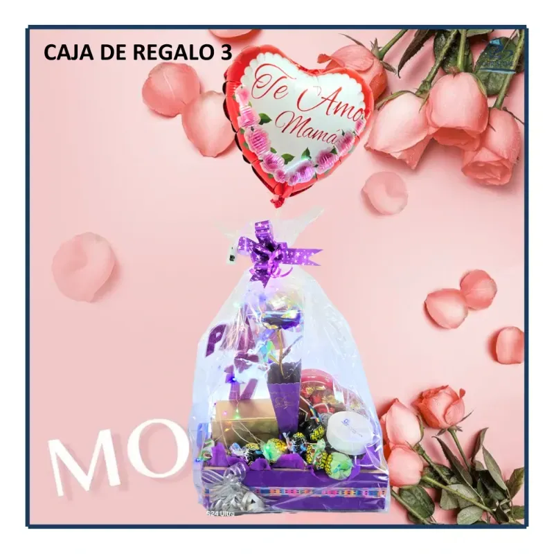 Caja de Regalo con luces LED 3