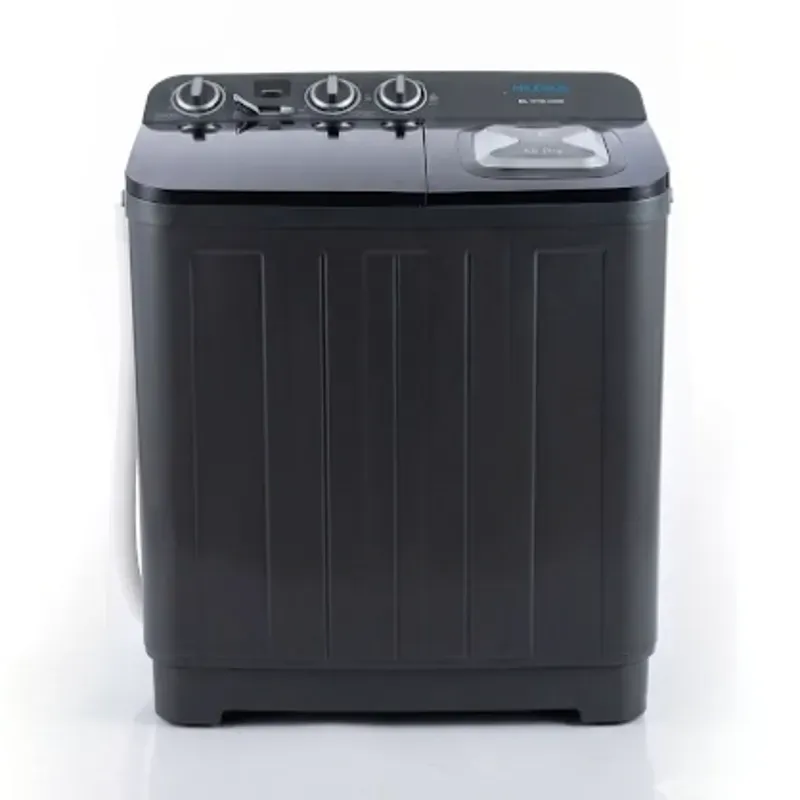 LAVADORA 7 KG SEMIAUTOMÁTICA MILEXUS NEGRA (LHZ)