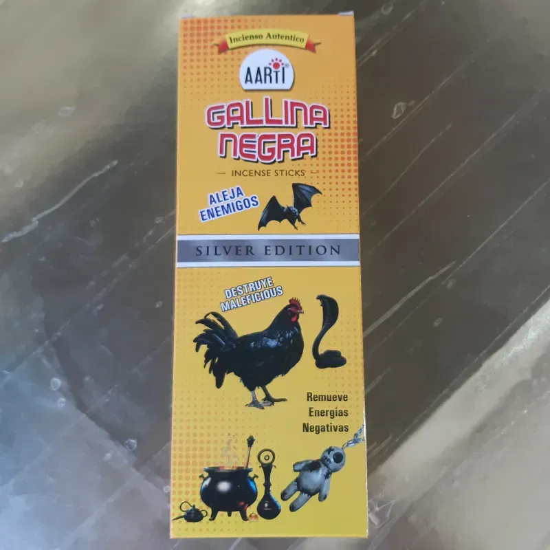INCIENSO GALLINA NEGRA 20 UNIDADES