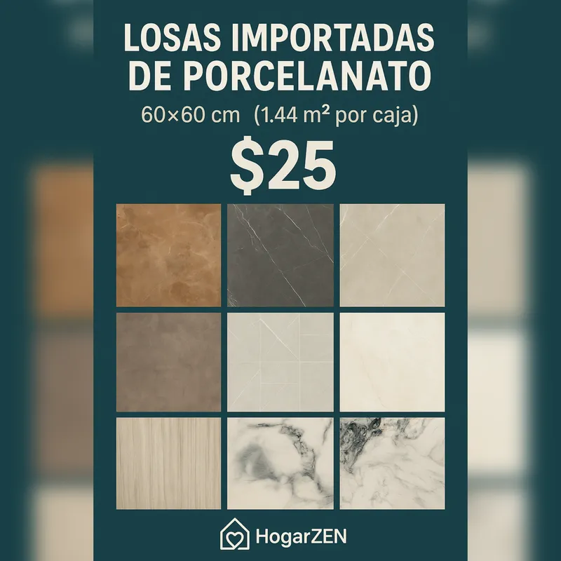 LOSAS DE PORCELANATO 60x60
