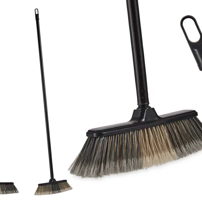 Escoba con palo gris (2 colores)