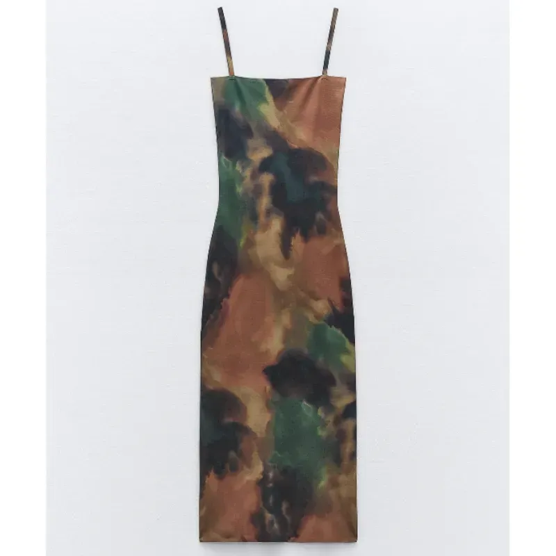 Vestido punto estampado