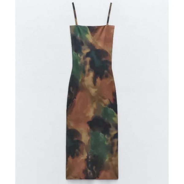 Vestido punto estampado