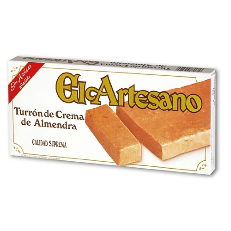 Turrón crema de almendra sin azúcar 200 gr