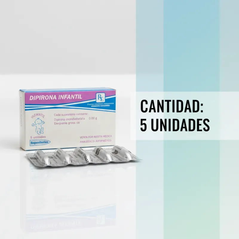 Supositorio de diporona infantil