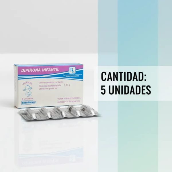 Supositorio de diporona infantil