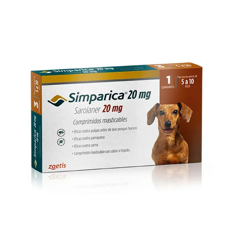 SIMPARICA 20 MG (5-10 KG) SAROLANER